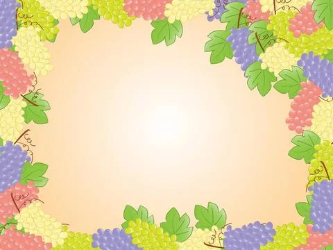 Grapes background. Vector grapes background. Vector Copyright: xZoonar.com... Stock Photos