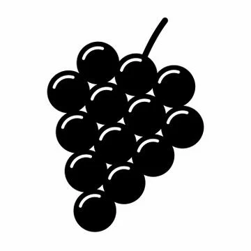 Grapes bunch illustration Stock Illustration
