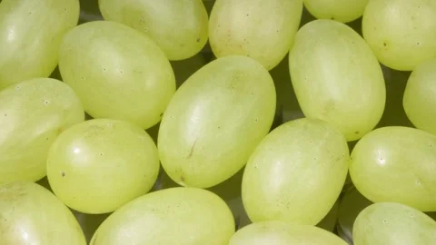 Grapes close-up. White grape berries. 動画素材 140813178