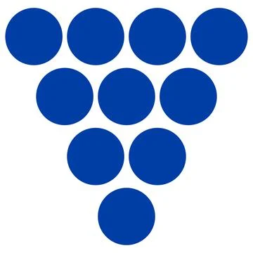 Grapes Flat Icon Image Stock Illustration