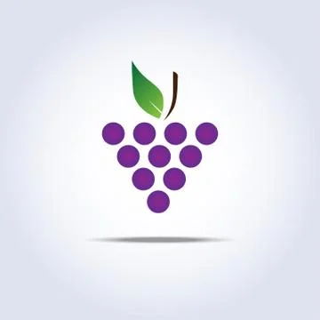Grapes icon Stock Illustration
