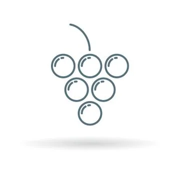 Grapes icon Stock Illustration