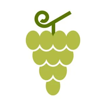 Grapes icon Illustrazione stock