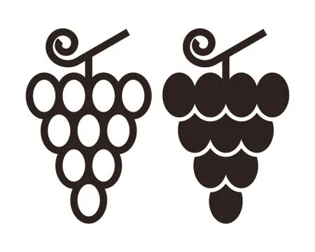 Grapes icon Stock Illustration