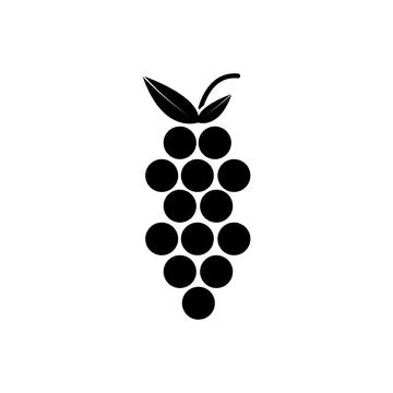 Grapes icon vector Stock Illustration