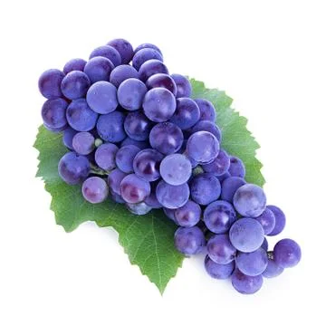 Grapes isolated on white background Stock Photos