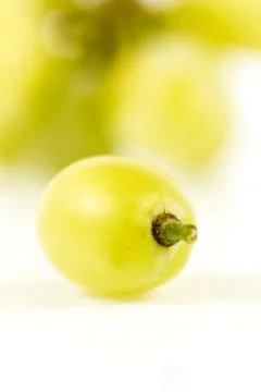 Grapes isolated on white Stock Photos