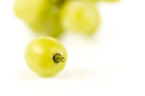 Grapes isolated on white Stock Photos
