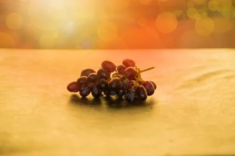 Grapes lying in water Stock Photos