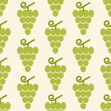 Grapes pattern Stock Illustration