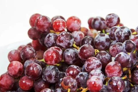 Grapes red seedless Stock Photos