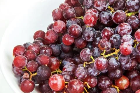 Grapes red seedless Stock Photos