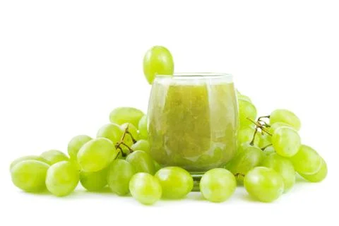 Grapes smoothie Stock Photos
