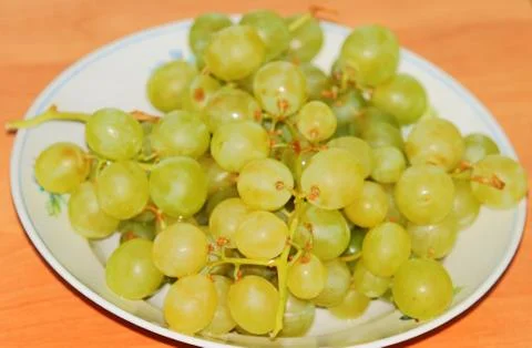 Grapes on the table Stock Photos