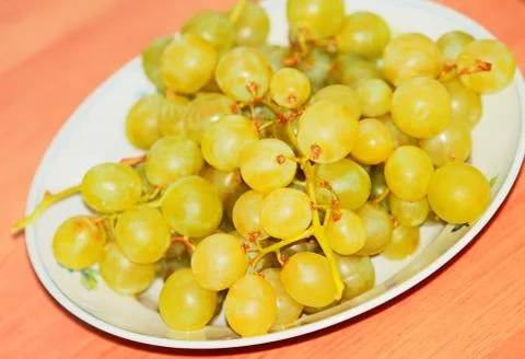 Grapes on the table Stock Photos