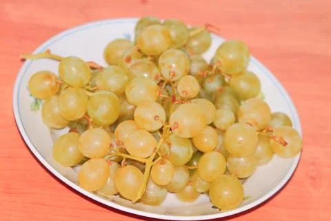 Grapes on the table Stock Photos