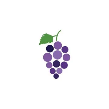 Grapes vector icon illustration design Stock Illustration