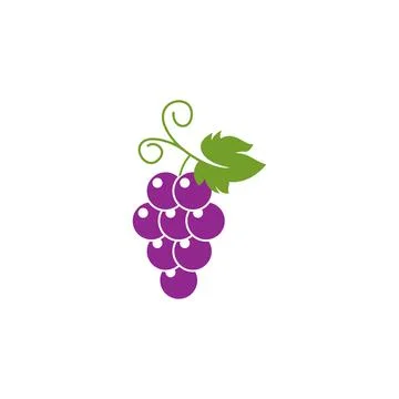 Grapes vector icon illustration design Stock Illustration