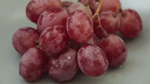 Grapes with water drops on it Stock Footage 80375270