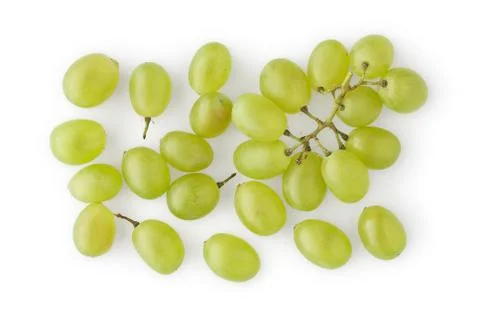 Grapes on white Stock Photos