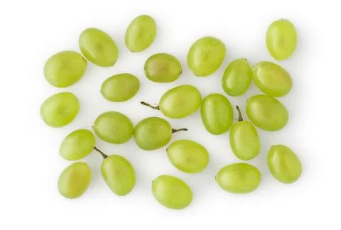 Grapes on white Stock Photos