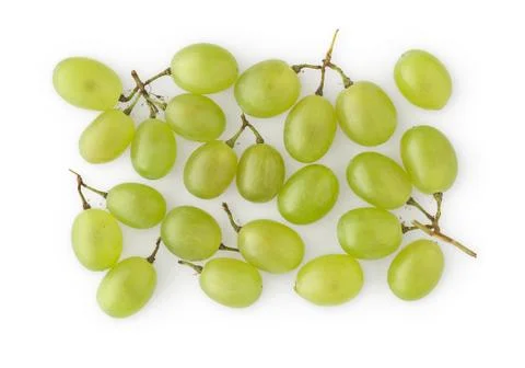 Grapes on white Stock Photos