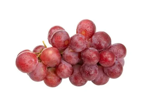 Grapes on white Stock Photos