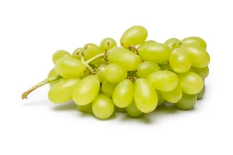 Grapes on white Stock Photos