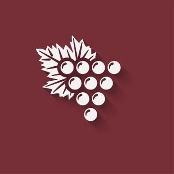 Grapes wine design element Stock-Illustration