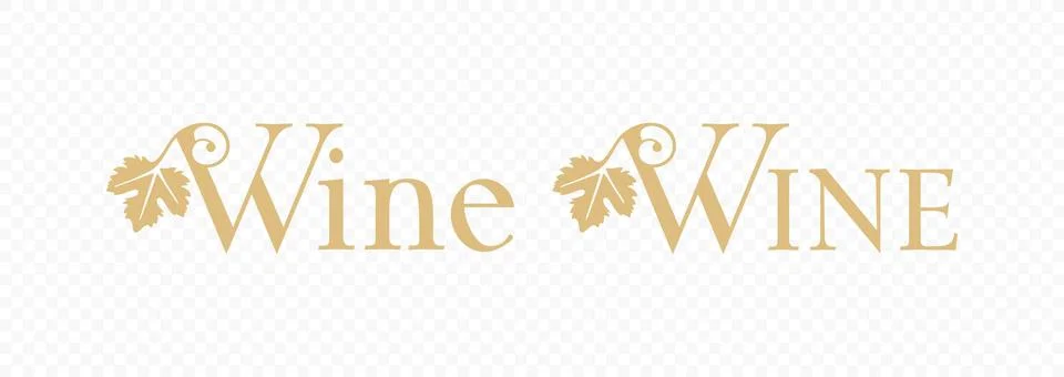 Grapevine with grape leaf vector logo design Ilustração Stock