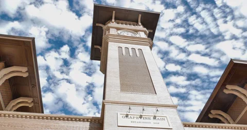 Grapevine Main Station Tower Stock Footage 149816482