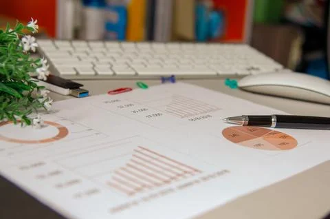 Graph Analysis Stock Photos