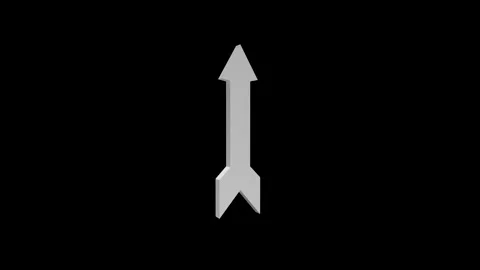 Graph Analysis: Vertical Arrow Symbolizing Progression and Success 스톡 동영상 341921575