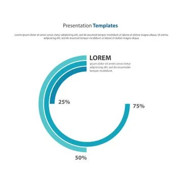 Graph and diagram Presentation Templates Stock-Illustration