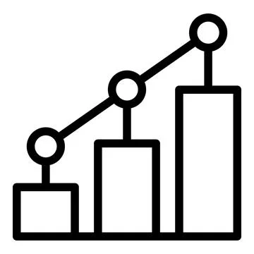 Graph app icon outline vector. Time unit Stock Illustration