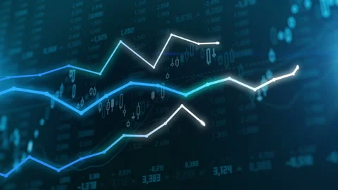 Graph arrow diagram Video stock 107391213