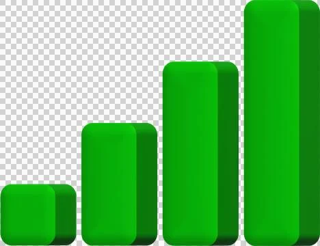 Graph bar icon 3d for social media symbol Ilustración de archivo