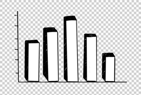 Graph bars drawing illustration animation with transparent background Stock Footage 42451757