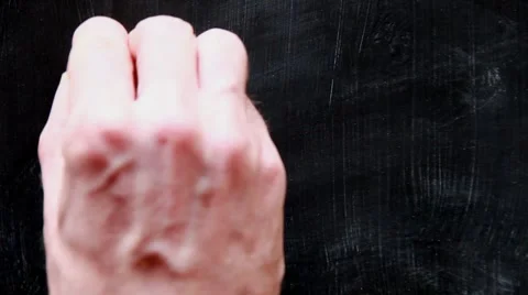 Graph on a blackboard Vídeo Stock 3191423