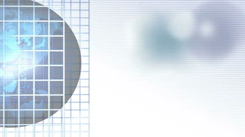 Graph Blue Globe and Grid Stockbeeldmateriaal 42178623