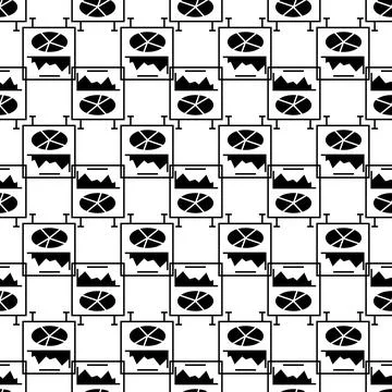 Graph board pattern seamless vector 스톡 일러스트