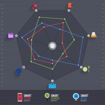 Graph Chart Business Stock Illustration