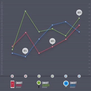 Graph Chart Business Stock Illustration