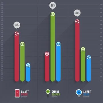 Graph Chart Business Stock Illustration