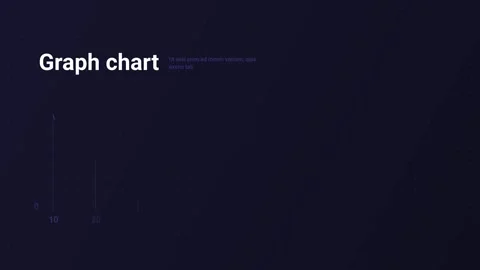 Graph chart concept. Moving banner with statistics and infographics. Data Stock Footage 278767052