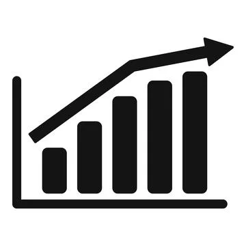 Graph chart file icon simple vector. Desk document イラスト素材