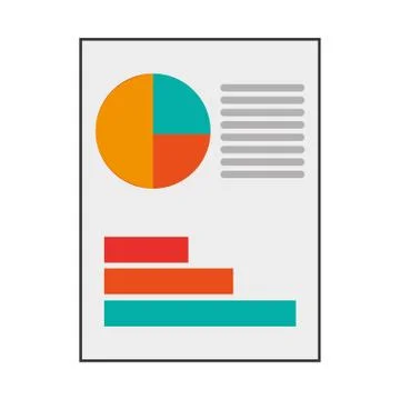 Graph chart icon 库存插图