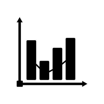 Graph chart icon Stock Illustration