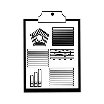 Graph chart icon image イラスト素材