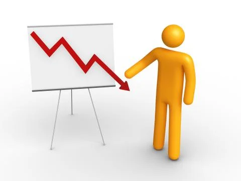 Graph chart Stock Illustration